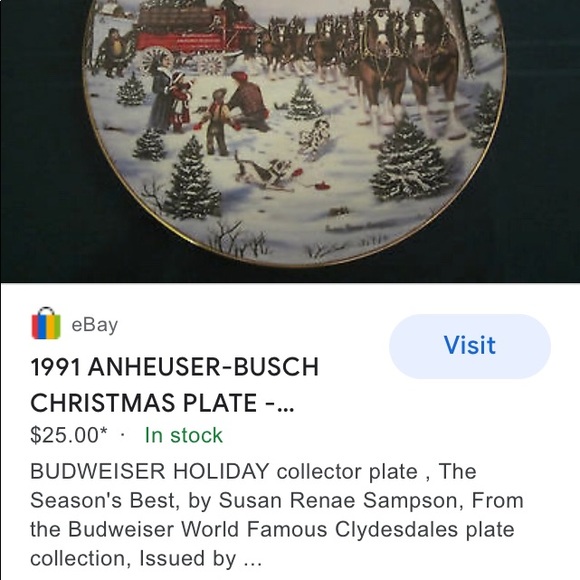 Anheuser-Bush plate 1991 - Picture 12 of 15